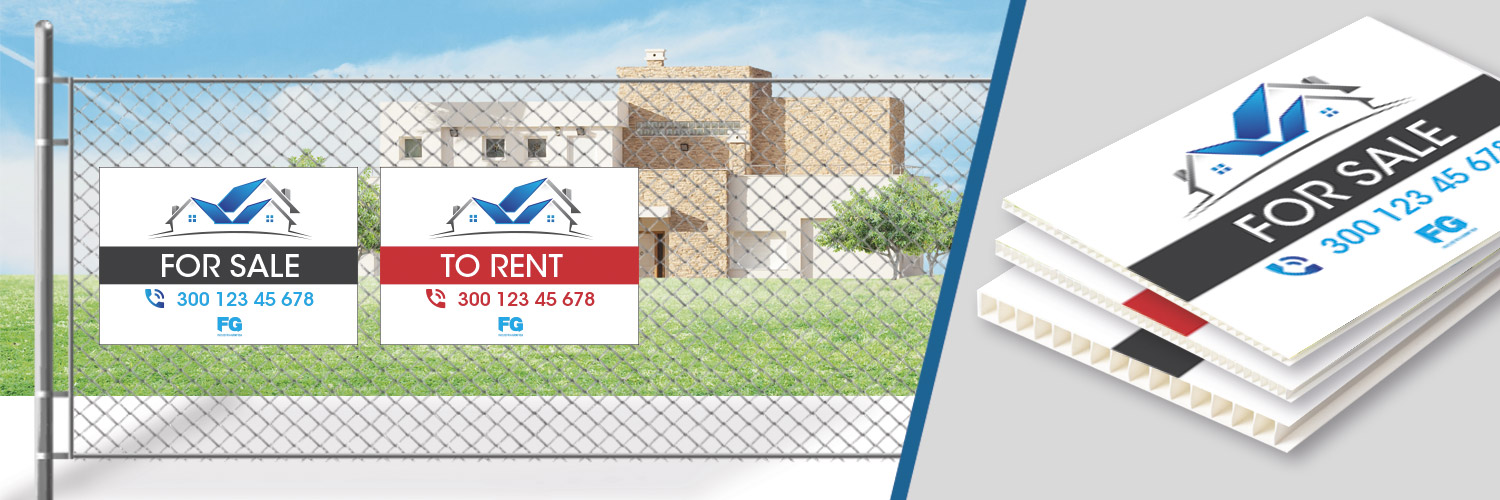 Cartelli per agenzie immobiliari personalizzati Cartelli per agenzie immobiliari personalizzati